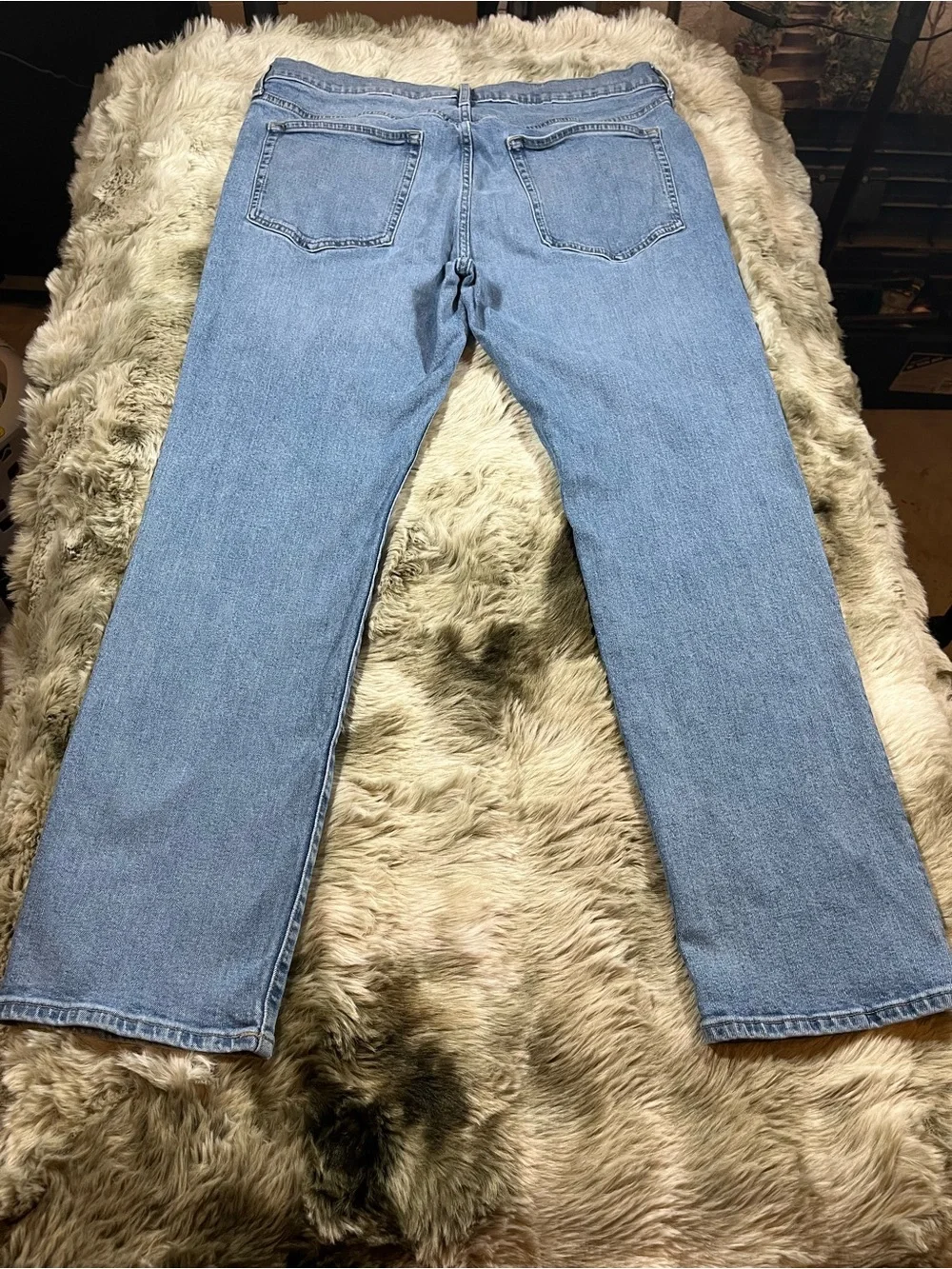 J. Crew Men's Light Blue Straight Jeans - 36wx30l